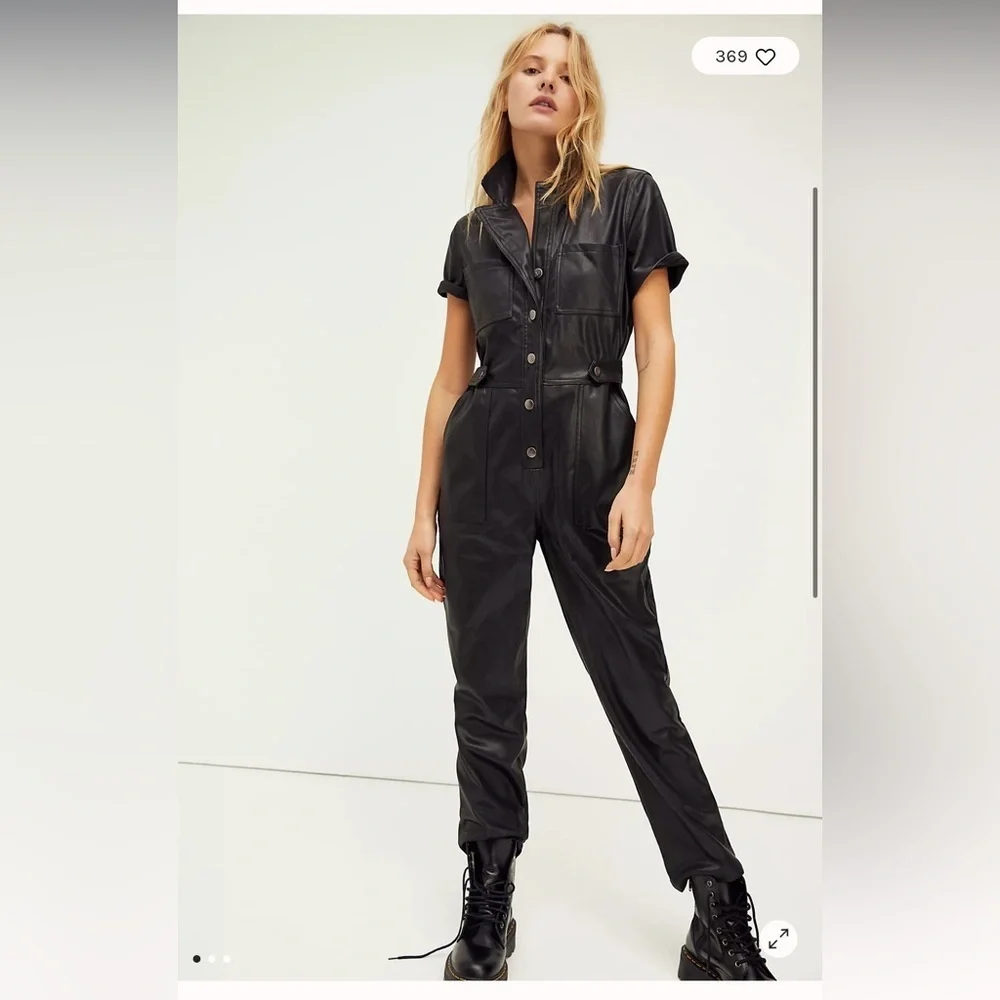 Free People Liaison Utility Jumpsuit - Picture 1 of 6